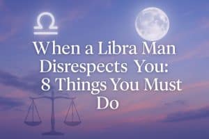 When a Libra Man Disrespects You: 8 Things You Must Do
